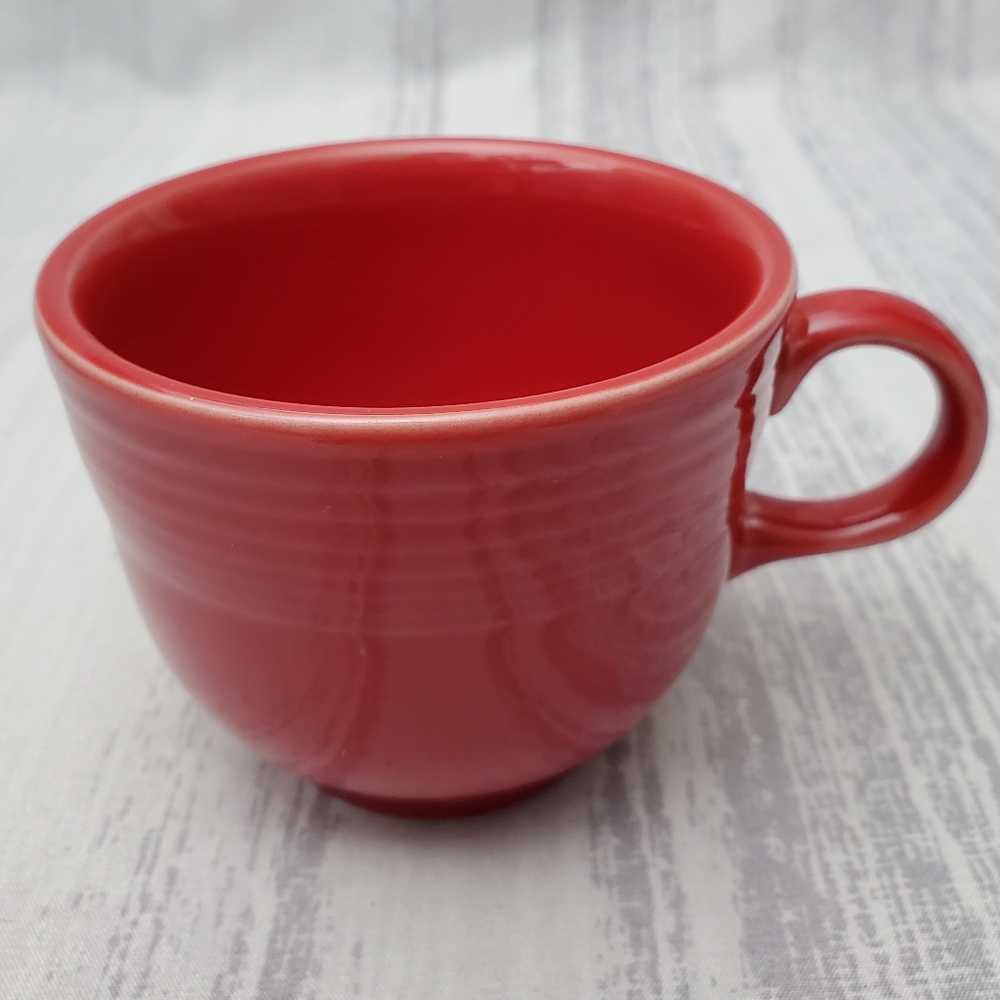 Vintage Fiesta Cup - Scarlet Red Coffee or Tea Cup  ☕️